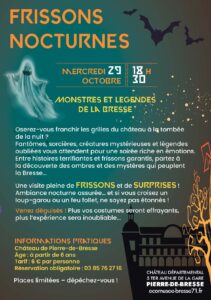 frissons nocturnes château de pierre-de-bresse